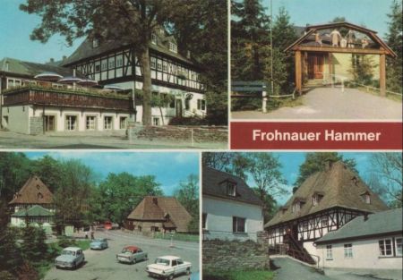 Annaberg-Buchholz, Frohnau - Frohnauer Hammer, u.a. Aufgang zur Klöppelstube - 1981 Annaberg-Buchholz, Frohnau - Frohnauer Hammer, u.a. Aufgang zur Klöppelstube - 1981