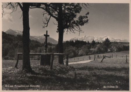 Bad Heilbrunn - Herzogstand und Heimgarten - ca. 1950 Bad Heilbrunn - Herzogstand und Heimgarten - ca. 1950