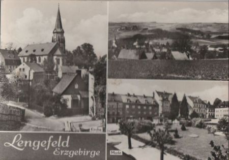 Lengefeld - u.a. Kirche - 1980 Lengefeld - u.a. Kirche - 1980