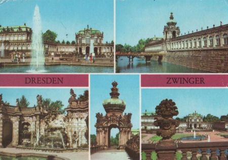Dresden - Zwinger, u.a. Kronentor - 1980 Dresden - Zwinger, u.a. Kronentor - 1980