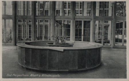 Bad Mergentheim - Albert u. Wilhelmsquelle - 1937 Bad Mergentheim - Albert u. Wilhelmsquelle - 1937