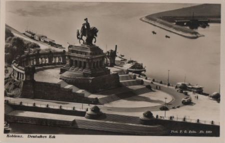 Koblenz - Deutsches Eck - ca. 1940 Koblenz - Deutsches Eck - ca. 1940