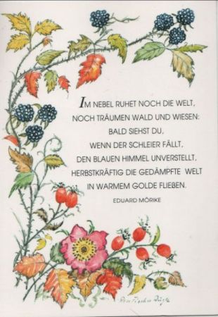 Sinnspruch Mörike Sonderstempel Sinnspruch Mörike Sonderstempel