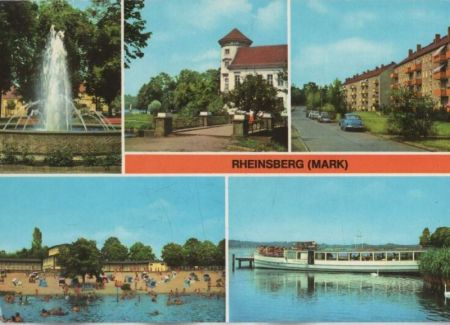 Rheinsberg - u.a. Joliot-Curie-Straße - 1981 Rheinsberg - u.a. Joliot-Curie-Straße - 1981
