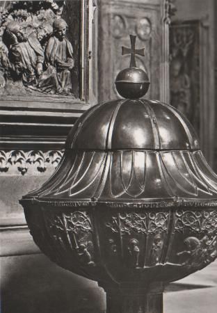 Mainz am Rhein - Mainz - Dom - Taufbecken - ca. 1955 Mainz am Rhein - Mainz - Dom - Taufbecken - ca. 1955
