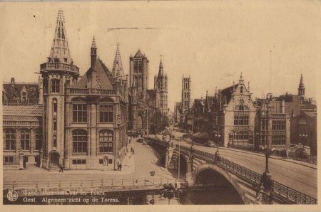 Belgien - Gent / Gand - Algemeen zicht op de Torens - 1939 Belgien - Gent / Gand - Algemeen zicht op de Torens - 1939