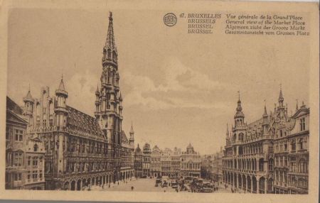 Belgien - Bruxelles - Grand Place - ca. 1930 Belgien - Bruxelles - Grand Place - ca. 1930