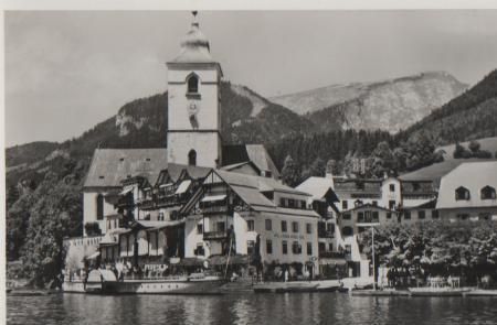Österreich - St. Wolfgang mit Weissem Rössl - 1938 Österreich - St. Wolfgang mit Weissem Rössl - 1938