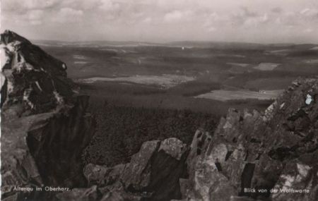 Altenau - Blick von der Wolfswarte - ca. 1960 Altenau - Blick von der Wolfswarte - ca. 1960