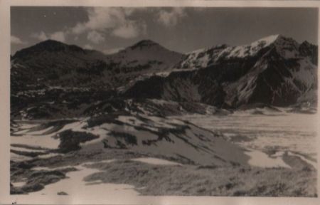 Schweiz - Piz Grisch - und der Ofen - ca. 1950 Schweiz - Piz Grisch - und der Ofen - ca. 1950