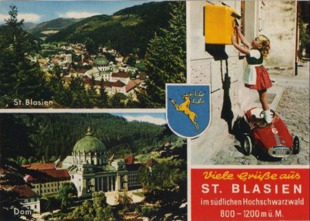 Sankt Blasien - u.a. Dom - 1969 Sankt Blasien - u.a. Dom - 1969