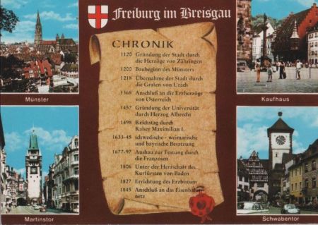 Freiburg - u.a. Schwabentor - 1985 Freiburg - u.a. Schwabentor - 1985