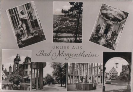 Bad Mergentheim - mit 6 Bildern - 1952 Bad Mergentheim - mit 6 Bildern - 1952