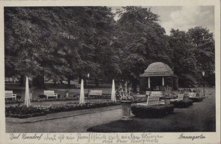 Bad Nenndorf - Sonnengarten - 1939 Bad Nenndorf - Sonnengarten - 1939