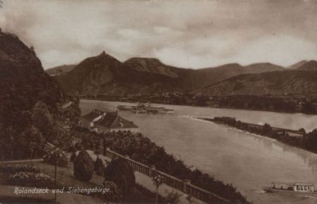 Remagen-Rolandseck - und Siebengebirge - ca. 1935 Remagen-Rolandseck - und Siebengebirge - ca. 1935