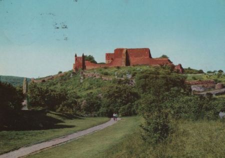 Dänemark - Bornholm - Hammershus ruiner - 1967 Dänemark - Bornholm - Hammershus ruiner - 1967