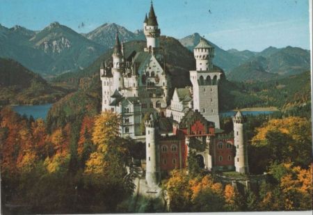 Schwangau Neuschwanstein - mit Alpsee - ca. 1985 Schwangau Neuschwanstein - mit Alpsee - ca. 1985