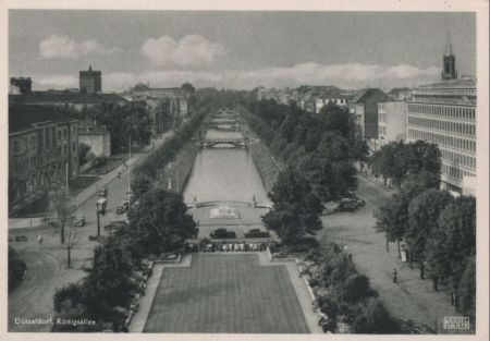 Düsseldorf - Königsallee - ca. 1955 Düsseldorf - Königsallee - ca. 1955
