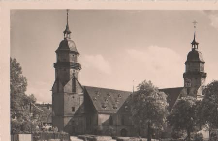 Freudenstadt Schw. - Ev. Stadtkirche - ca. 1955 Freudenstadt Schw. - Ev. Stadtkirche - ca. 1955