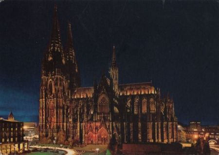 Köln - Dom, Südseite - ca. 1975 Köln - Dom, Südseite - ca. 1975