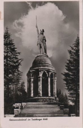 Hermannsdenkmal bei Hiddesen - 1952 Hermannsdenkmal bei Hiddesen - 1952