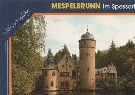 Wasserschloß Mespelbrunn im Spessart - ca. 1985 Wasserschloß Mespelbrunn im Spessart - ca. 1985