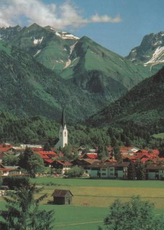 Oberstdorf mit Kratzer - ca. 1985 Oberstdorf mit Kratzer - ca. 1985