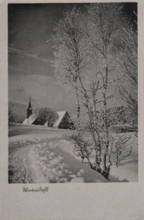 Winteridyll mit Schnee Winteridyll mit Schnee