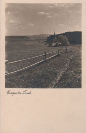 Gesegnetes Land mit Kirche Gesegnetes Land mit Kirche