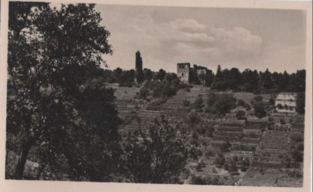 Bad Dürkheim - Ruine Limburg - ca. 1955 Bad Dürkheim - Ruine Limburg - ca. 1955
