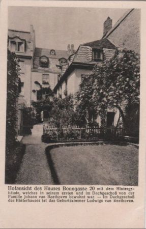 Bonn - Beethovenhaus - ca. 1950 Bonn - Beethovenhaus - ca. 1950