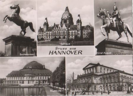 Hannover - u.a. Ernst August - 1958 Hannover - u.a. Ernst August - 1958