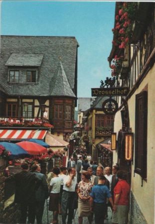 Rüdesheim - Drosselgasse - ca. 1980 Rüdesheim - Drosselgasse - ca. 1980