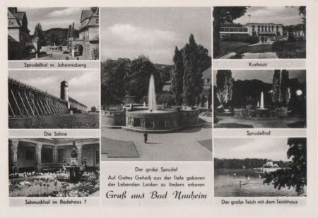 Bad Nauheim - u.a. Sprudelhof - ca. 1960 Bad Nauheim - u.a. Sprudelhof - ca. 1960