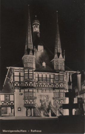 Wernigerode - Rathaus - 1964 Wernigerode - Rathaus - 1964