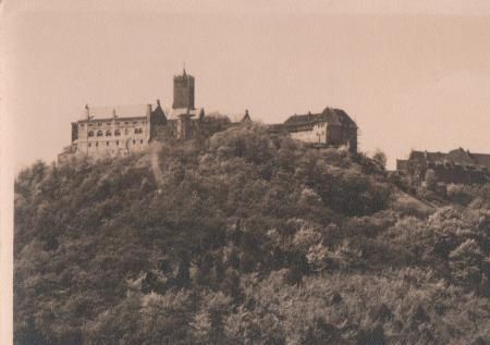 Eisenach - Wartburg von N. - ca. 1935 Eisenach - Wartburg von N. - ca. 1935