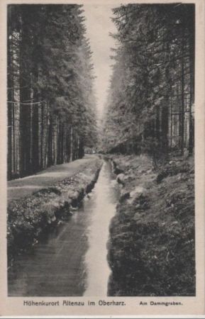 Altenau - Am Dammgraben - ca. 1935 Altenau - Am Dammgraben - ca. 1935