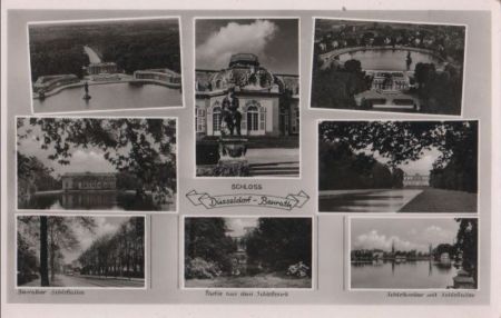 Düsseldorf-Benrath - 8 Teilbilder - 1955 Düsseldorf-Benrath - 8 Teilbilder - 1955