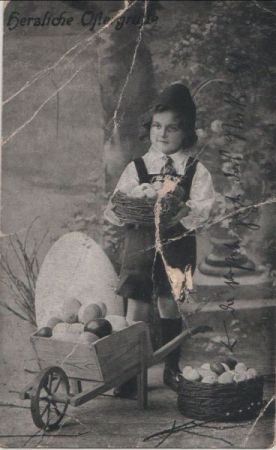 Ostergrüße Kinder, Eier Ostergrüße Kinder, Eier