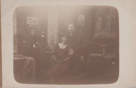 Paar in der Stube - ca. 1925 Paar in der Stube - ca. 1925