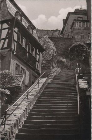 Beilstein - Karmelitenkloster, Klostertreppe - ca. 1960 Beilstein - Karmelitenkloster, Klostertreppe - ca. 1960