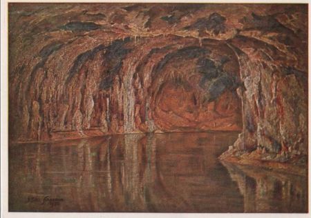 Saalfeld - Feengrotten, Linke Quellgrotte - 1957 Saalfeld - Feengrotten, Linke Quellgrotte - 1957
