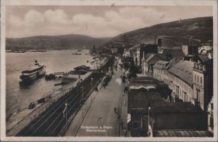 Rüdesheim - Rheinstrasse - 1934 Rüdesheim - Rheinstrasse - 1934