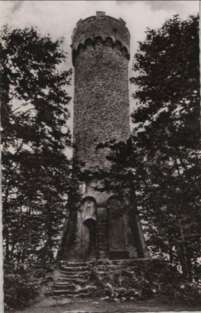 Waldkatzenbach (OT von Waldbrunn) - Aussichtsturm - ca. 1960 Waldkatzenbach (OT von Waldbrunn) - Aussichtsturm - ca. 1960