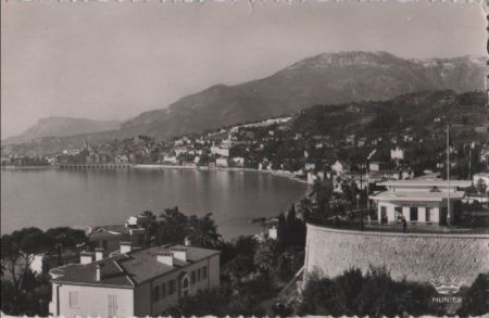 Frankreich - Menton - Vue generale prise depuis la Italie - ca. 1955 Frankreich - Menton - Vue generale prise depuis la Italie - ca. 1955