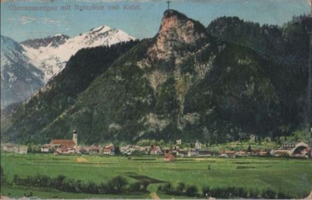 Oberammergau - mit Notspitze - ca. 1920 Oberammergau - mit Notspitze - ca. 1920