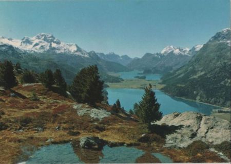 Schweiz - Silsersee - Silvaplaner See - ca. 1980 Schweiz - Silsersee - Silvaplaner See - ca. 1980