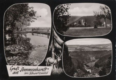 Bad Teinach-Zavelstein, Sommenhardt - 3 Teilbilder - 1965 Bad Teinach-Zavelstein, Sommenhardt - 3 Teilbilder - 1965