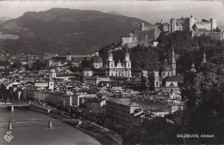 Österreich - Salzburg - Altstadt - 1958 Österreich - Salzburg - Altstadt - 1958