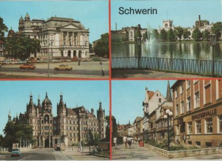 Schwerin - u.a. Schloß - 1989 Schwerin - u.a. Schloß - 1989